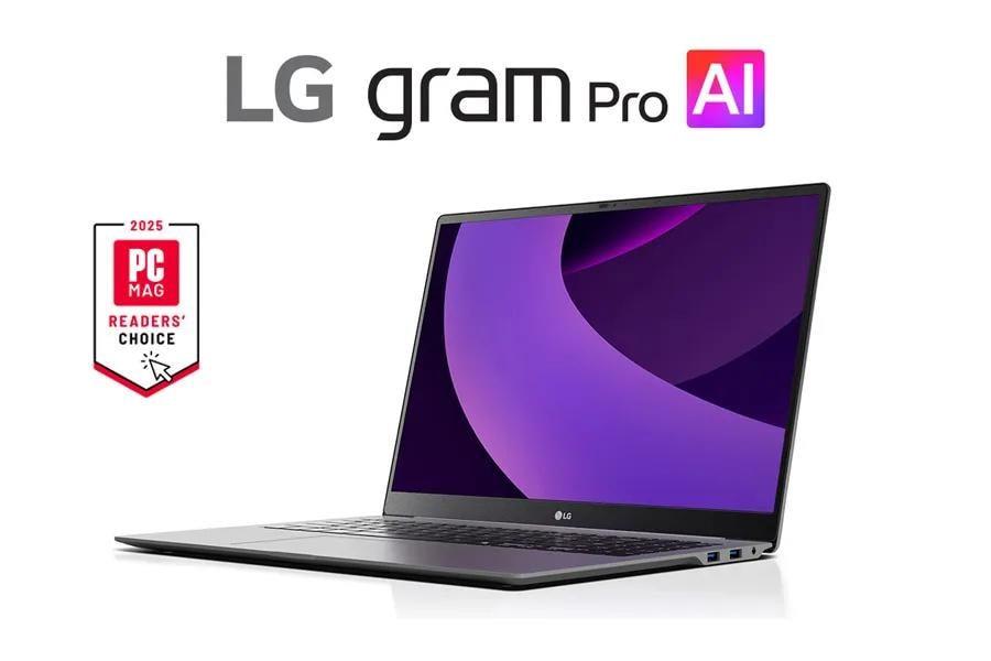 LG gram Al
2025
PC
MAG
READERS' CHOICE