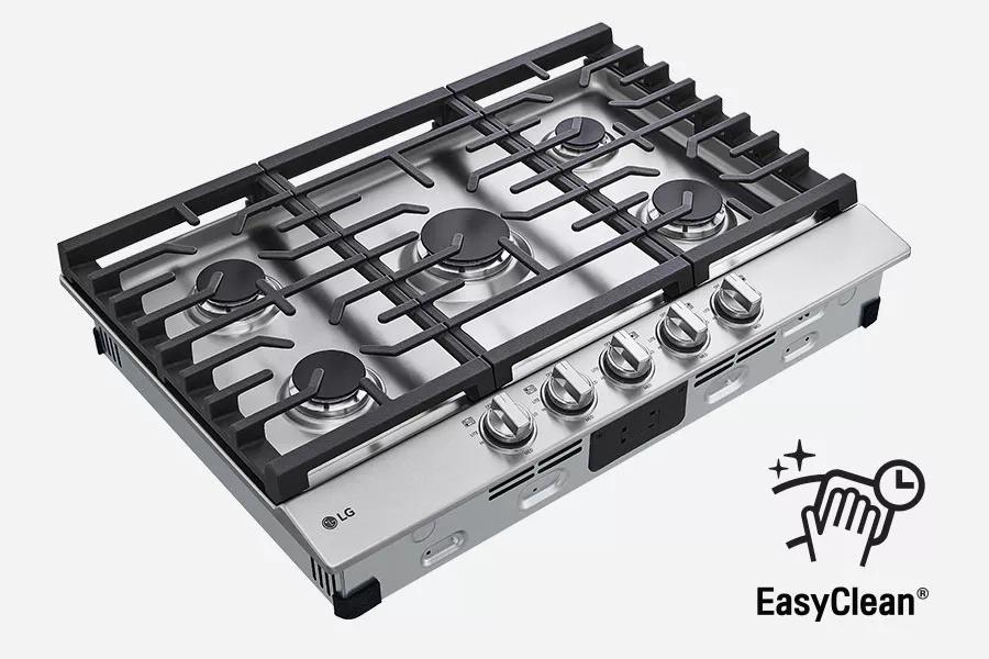 EasyClean Stainless Steel Cooktop