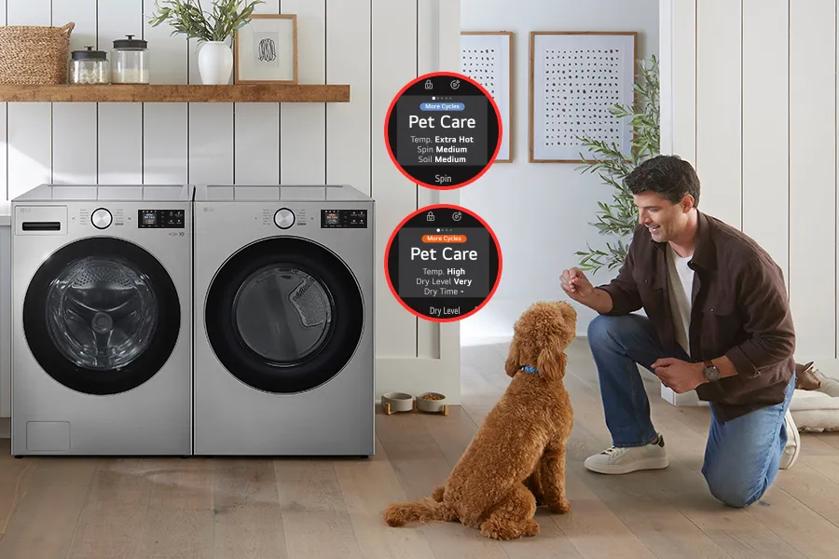 Pet Care 
Temp. Extra Hot
Spin Medium
Soil Medium
Spin
Dry Time
