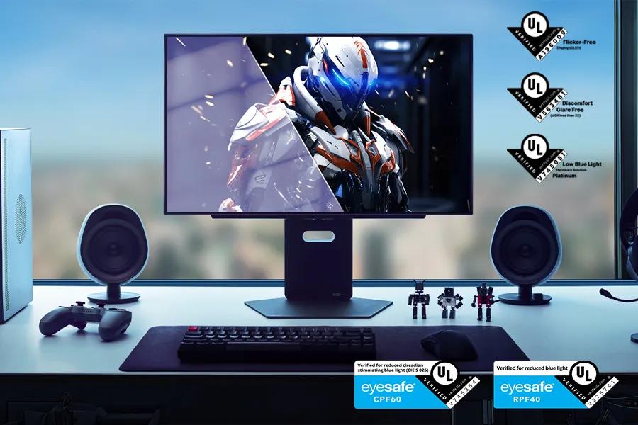 Five UL Certifications. One Clear Advantage for Eye Comfort.