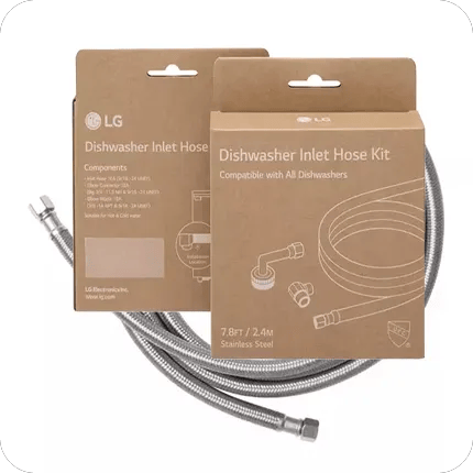LG AGF30462905 Dishwasher Inlet Hose Kit - Front View
