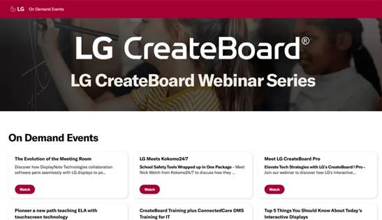CreateBoard on Demand Webinars