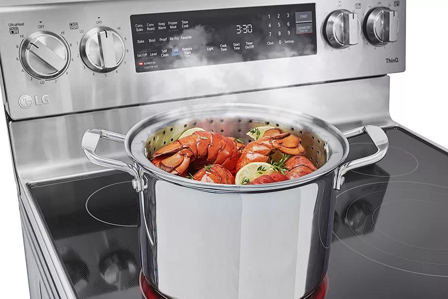 LG LREL6325 InstaView ThinQ Electric Range with Air Fry Review