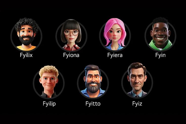 Image of AI personas representing different
looks of men and women