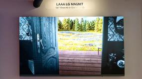 LG LAAA MAGNIT Direct View LED on display in the New Jersey BIC.
