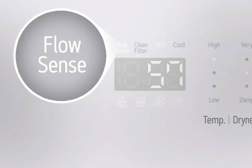 Flow Flow Clean Dry Cool
Sense
Sense Filter
Low Damp UP
Temp. Dryer