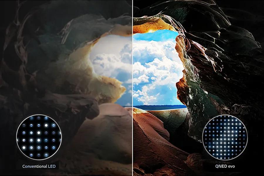 Conventional LED
QNED evo