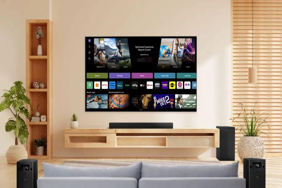 Optimized Experience
Beyond Screen
Powered by webOS
Sports
Gaming
Music
Movies
Prime Video
Netflix