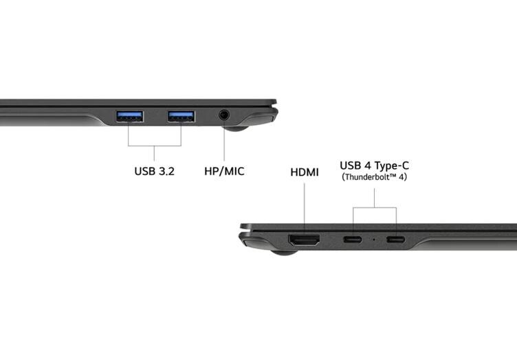 USB 3.2
HP/MIC
HDMI
USB 4 Type-C (ThunderboltTM 4)