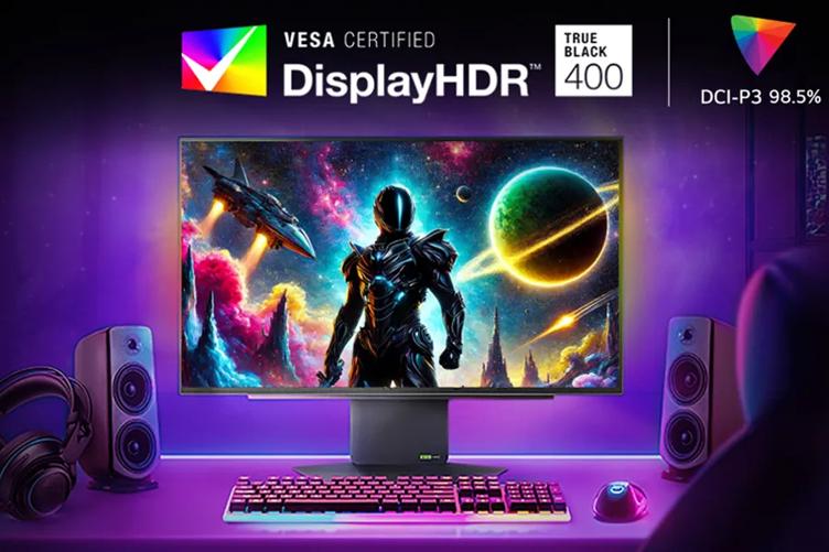 VESA CERTIFIED
TRUE
BLACK
DisplayHDR 400
DCI-P3 98.5%