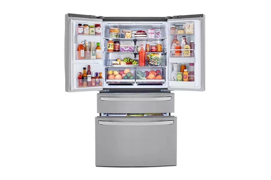 LG LRMVS3006D refrigerator interior capacity