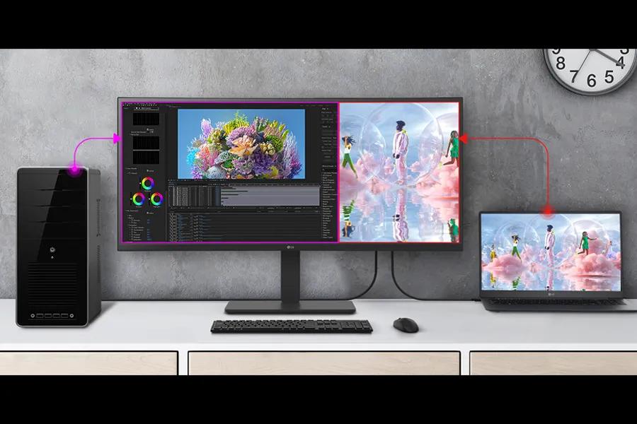 Built-in Keyboard, Video Monitor and Mouse (KVM)