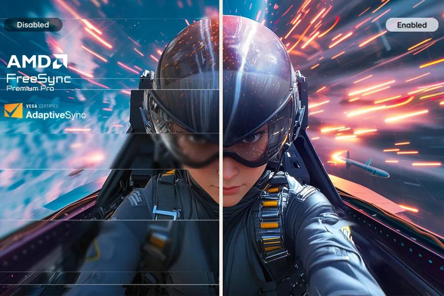 VESA Certified AdaptiveSync and AMD FreeSync™ Premium Pro