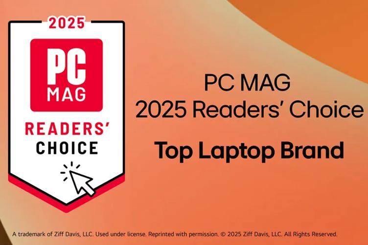 2025
PC
MAG
PC MAG
2025 Readers' Choice
READERS' CHOICE
Top Laptop Brand
A trademark of Ziff Davis, LLC. Used under license. Reprinted with permission. 2025 Ziff Davis, LLC. All Rights Reserved.
