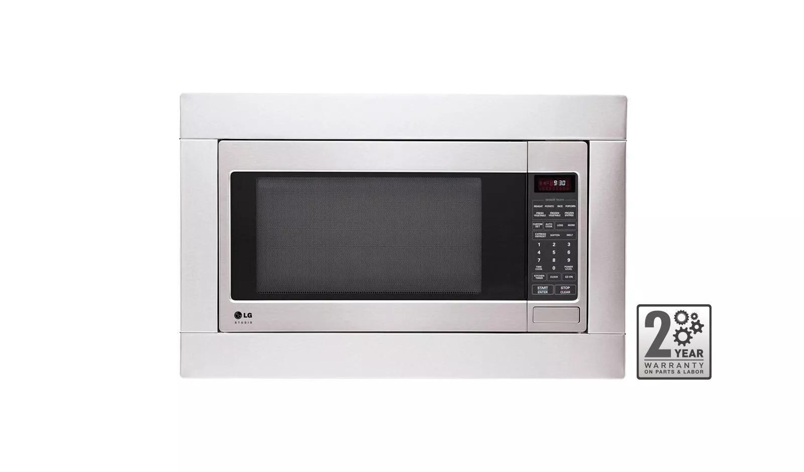 LG STUDIO - 2.0 cu. ft. Countertop Microwave Oven with EasyClean® and Optional Trim Kit LSRM2010ST