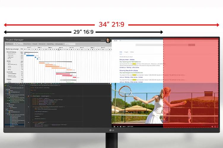 21:9 Widescreen for Maximum Multitasking Power