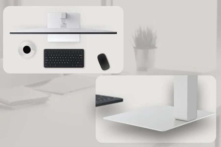 Space-Saving Stand with Adjustable Viewing