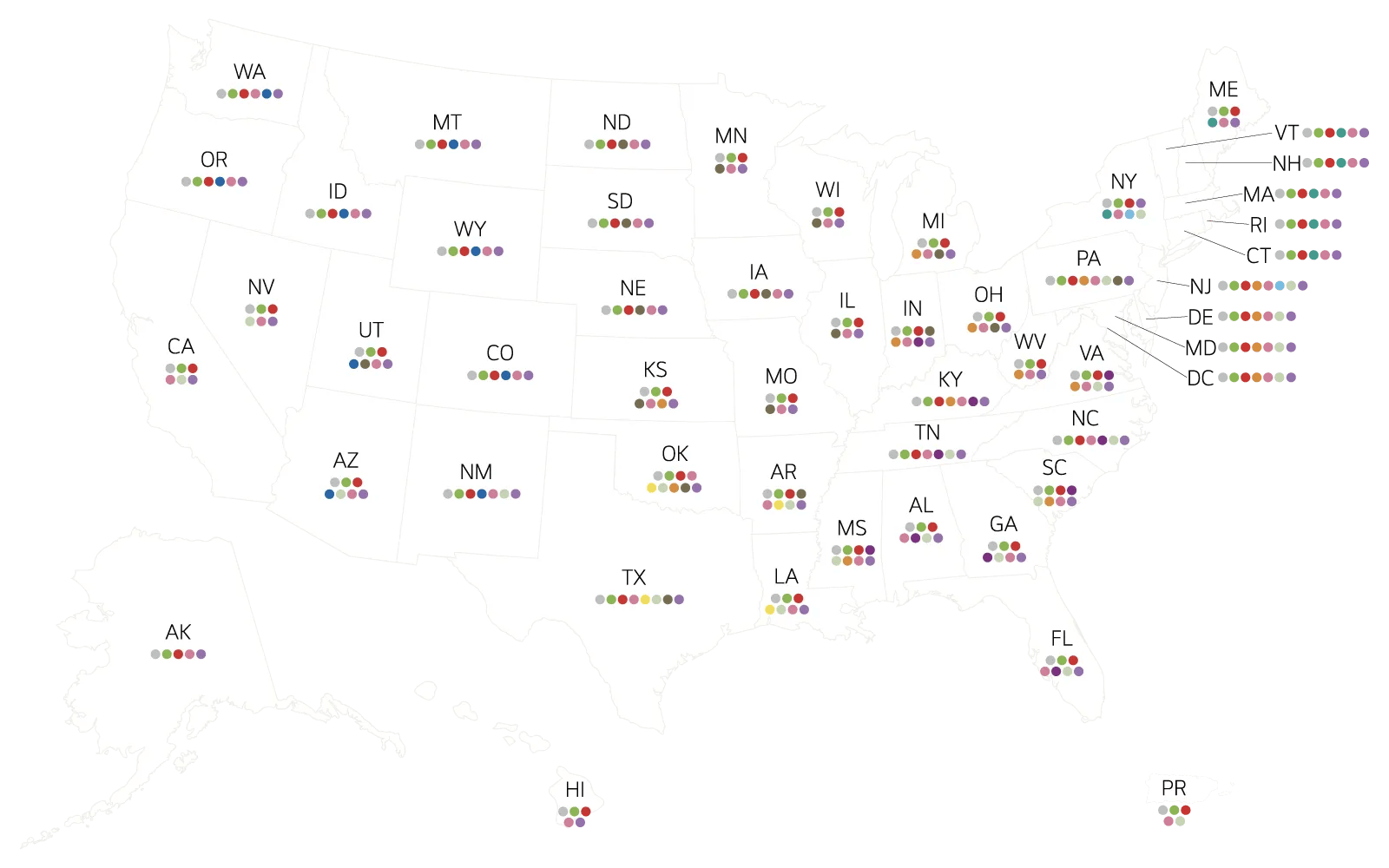 CI Regional Specialists & Distributors Map.