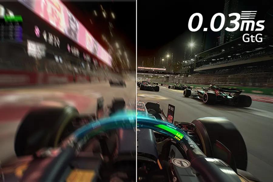 Near-Instant 0.03ms (GtG) Response Time