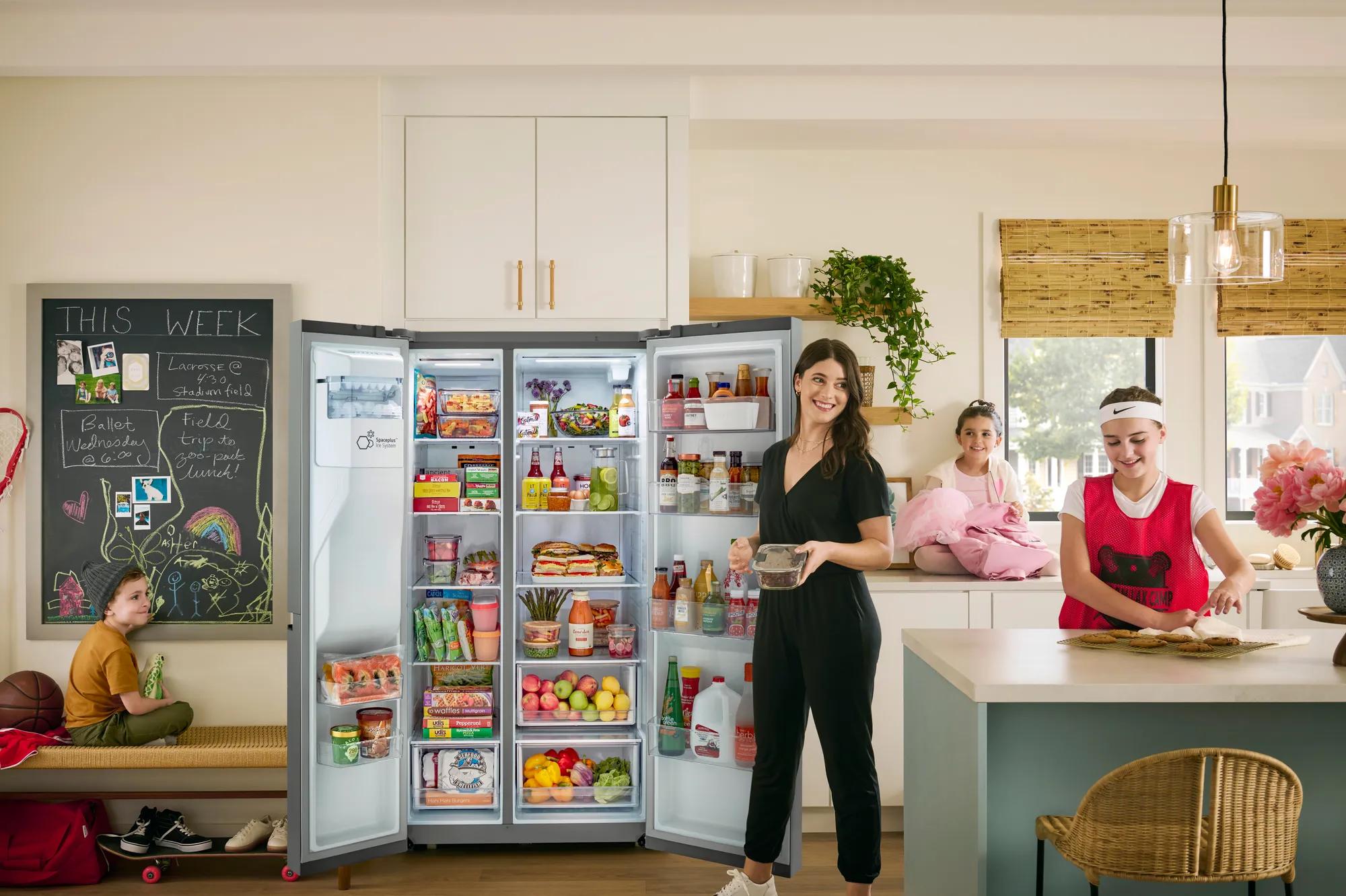 LG 23 cu. ft. Side-By-Side Counter-Depth InstaView Refrigerator with Craft Ice