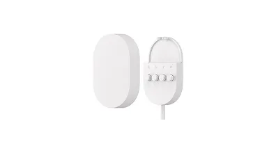 C-wire adapter with wiring terminal block and cable for HVAC thermostat installation