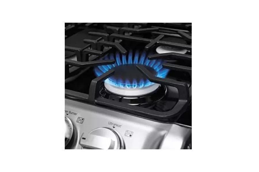 LG LDG4315ST 30 Inch Double Oven Gas Range with ProBake Convection®,  EasyClean®, 18,500 BTU