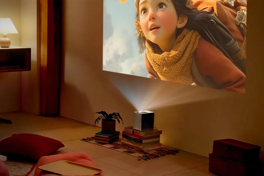 500 Lumens of Bright and Vivid Effortless Viewing