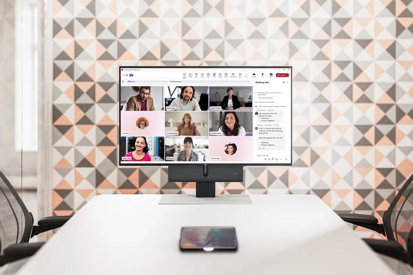 LG Express Room Video Conferencing Solution on meeting room table