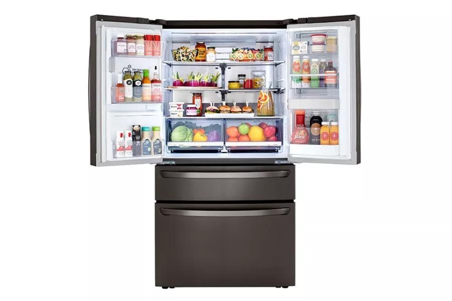 LG LRMDS3006D refrigerator interior capacity