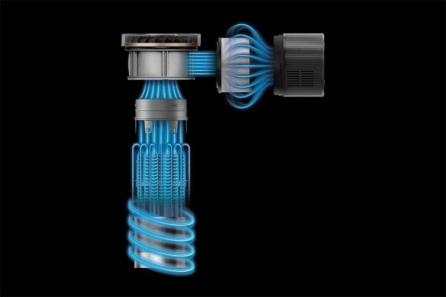 Filters Out Dust for Suction Power that Lasts
