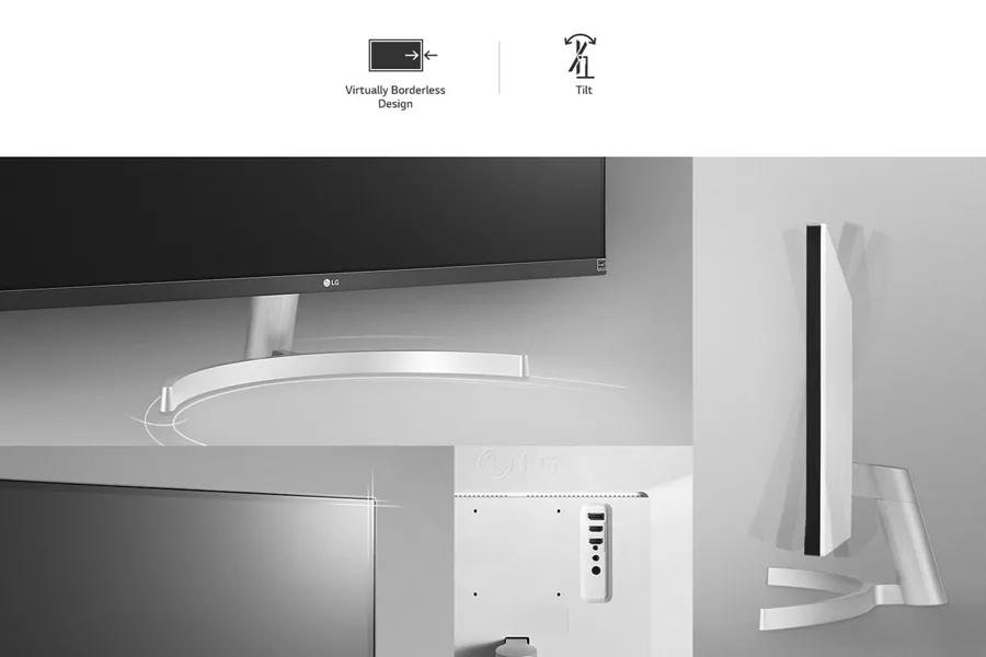 Ergonomic Design with Virtually Borderless Design and Tilt