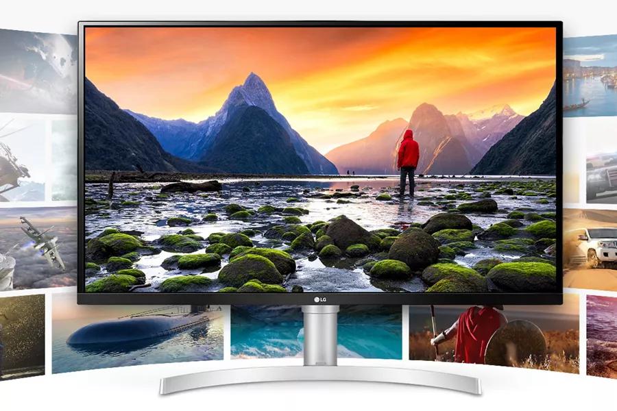 LG 4Kディスプレイ 32UN650-W-