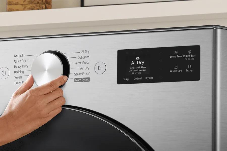 Normal Quick Dry
Heavy dry
Quick Dry
Bedding
towels
AI Dry
Delicates
More cycles