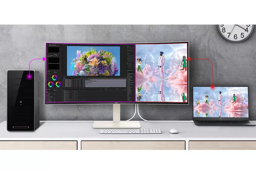 Built-in Keyboard, Video Monitor and Mouse (KVM)