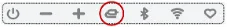 H7 control bar with the Input button highlighted.