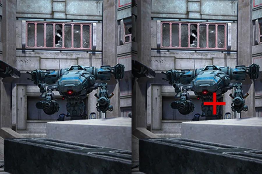 Advantage of Accuracy with Crosshair