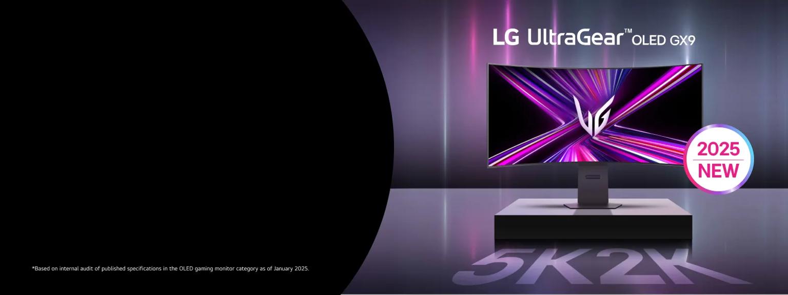 OLED meets vivid 5120x1440 WUHD resolution with our new UltraGear™ GX9 Monitor