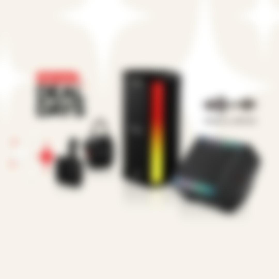 LG Deal Days promotional image featuring the LG XBOOM speaker lineup, including portable and tower speakers with LED lighting, and the XBOOM by will.i.am collaboration model.