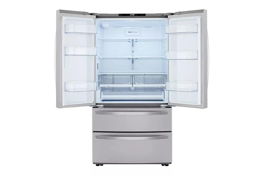 LG refrigerator interior