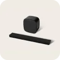 H7 Soundbar and W7 subwoofer.