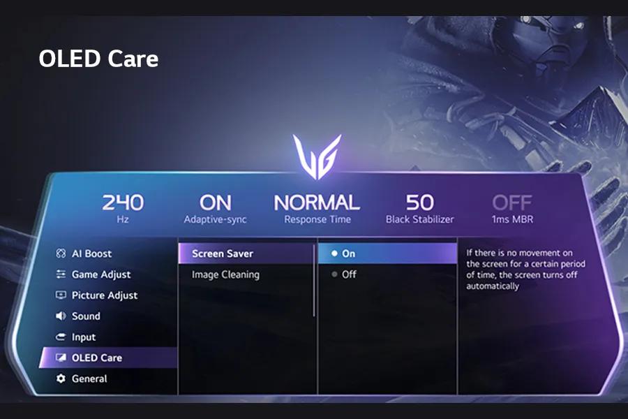 OLED Care Helps Maintain Your Display