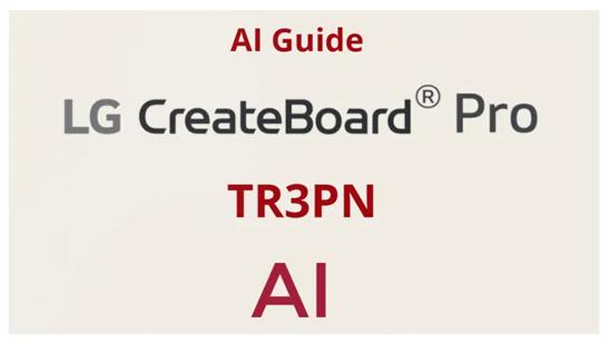AI Guide CreateBoard Pro TR3PN