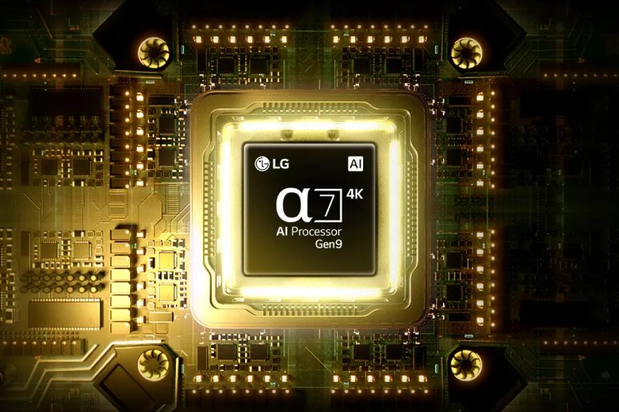 AI Super Upscaling  Powered by alpha 7 Processor