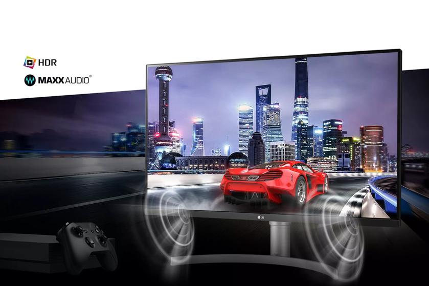 The gaming car scene from Immersive true 4K HDR console game with MAXXAUDIO
