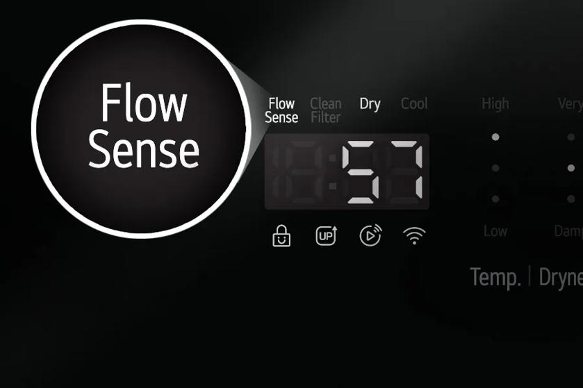 Flow Flow Clean Dry Cool
Sense
Sense Filter
Low Damp UP
Temp. Dryer