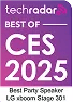 Badge labeled Tech Radar 'Best of CES 2025'