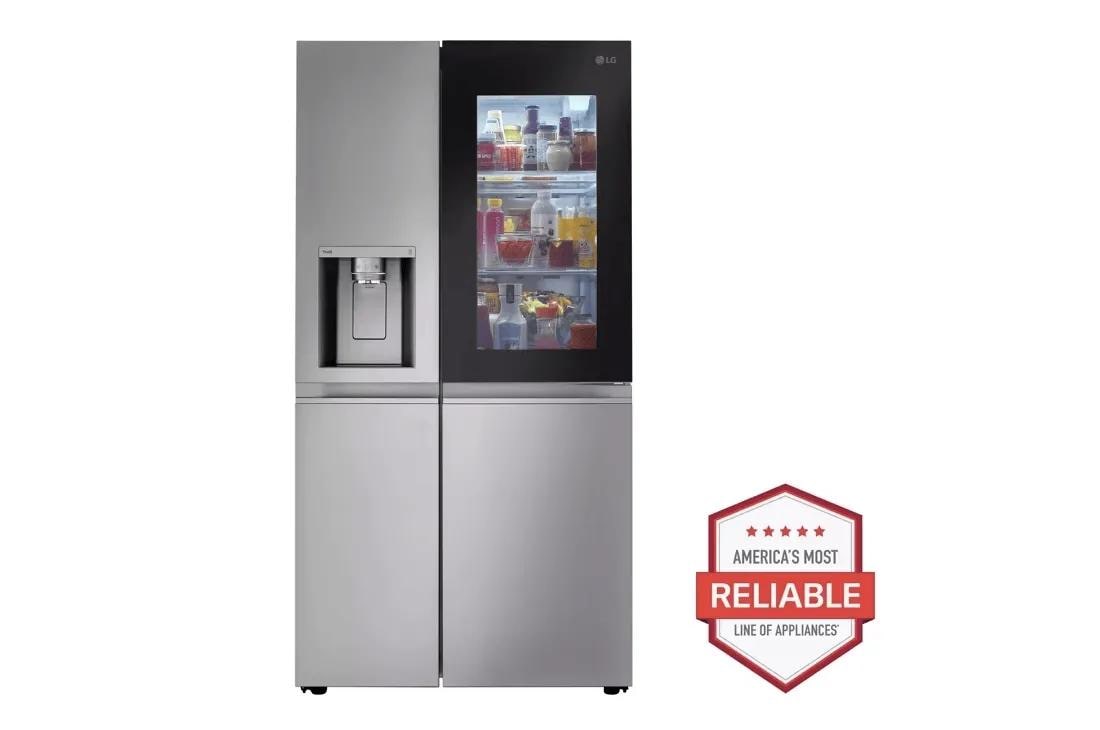 LG 27 cu. ft. Side-By-Side InstaView Refrigerator (LRSOS2706S)