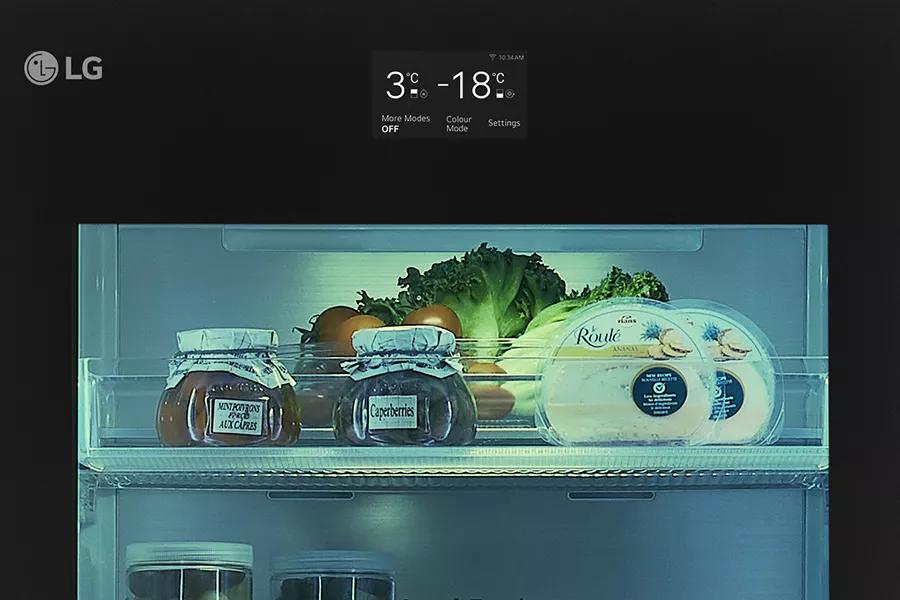 LG MoodUp Instaview Refrigerator at CES 2024 | LG USA