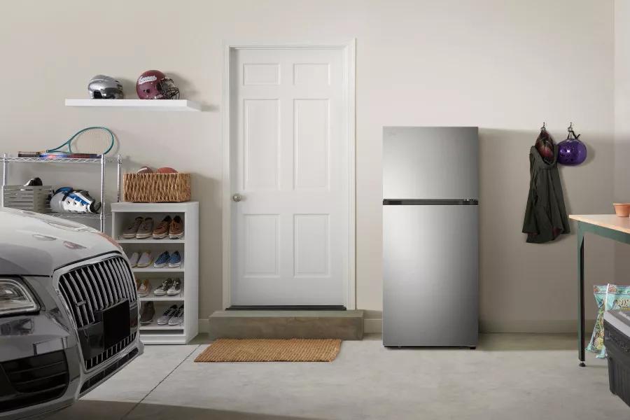 Garage ready top freezer refrigerator LT18S2100W LG USA