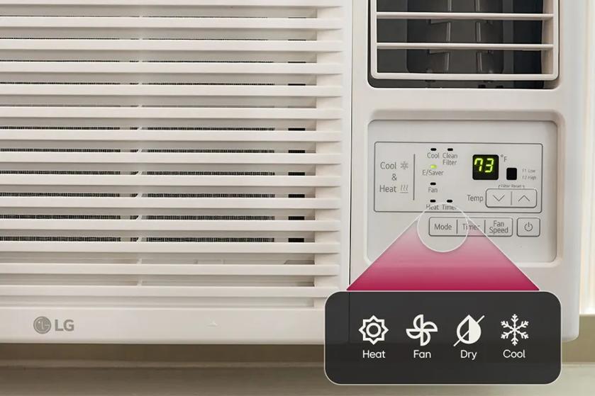 
Cool Clean Filter
Cool 
E/Saver
Fan
73
Temp
Peat Time
Fier Rest
F1 Low
F2 High
Mode Time: Fan
Speed
LG
Heat
Fan
Dry
Cool